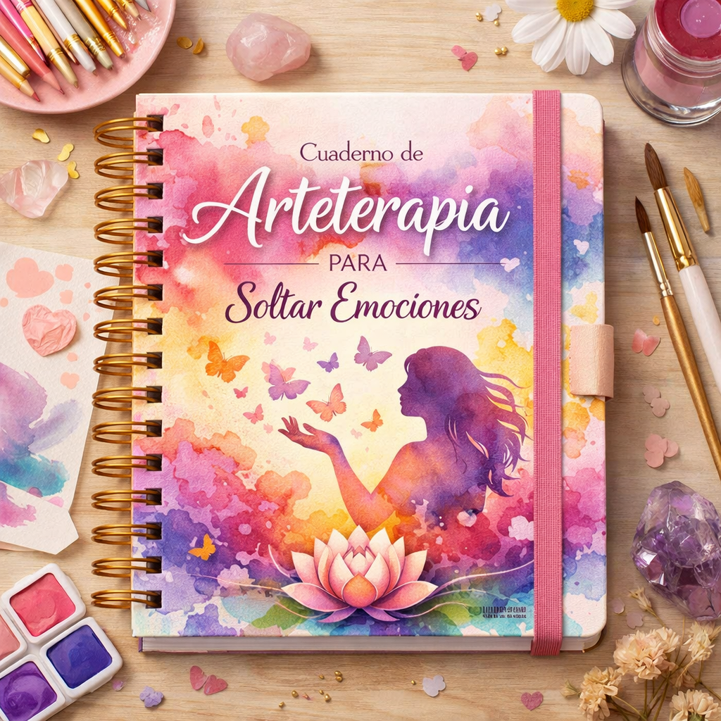 Guía Imprimible de Arteterapia para Soltar Emociones